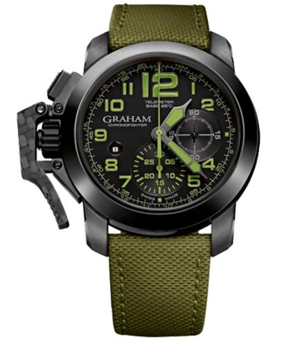 Graham Chronofighter Oversize Amazonia Green 2CCAU.G01A replica watch